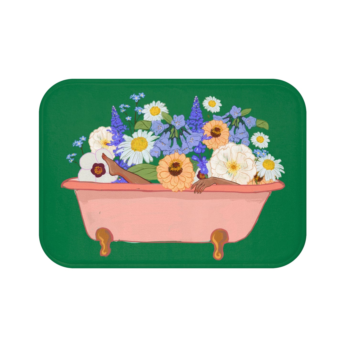 Bathed In Blooms | Bath Mat