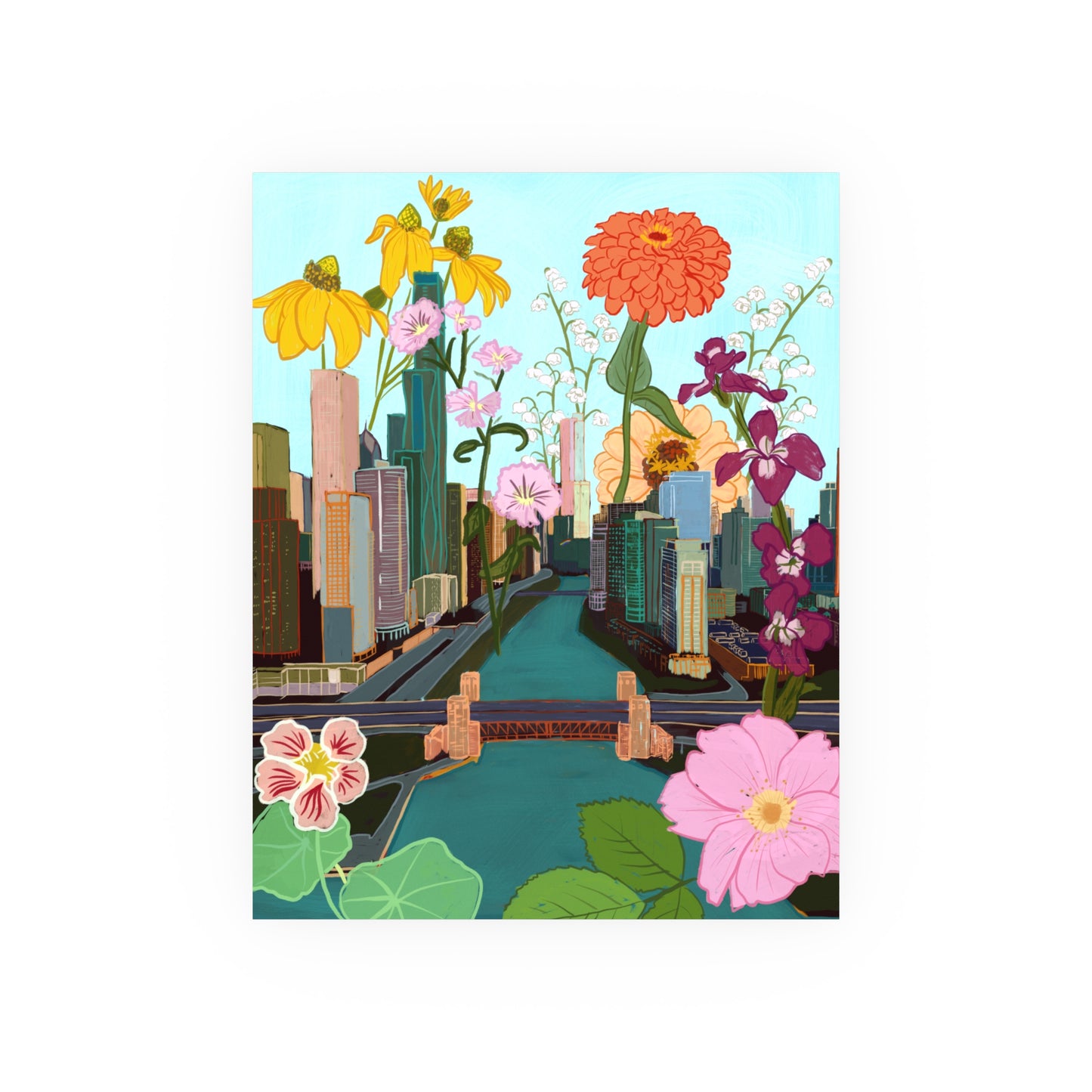 City in Bloom | Art Print