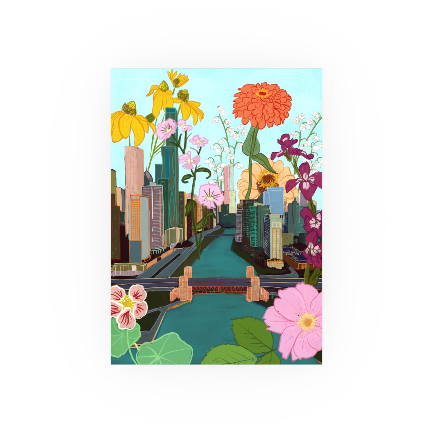 City in Bloom | Art Print
