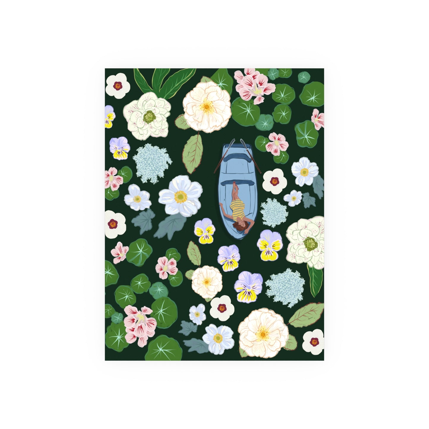 Floating Blooms | Art Print