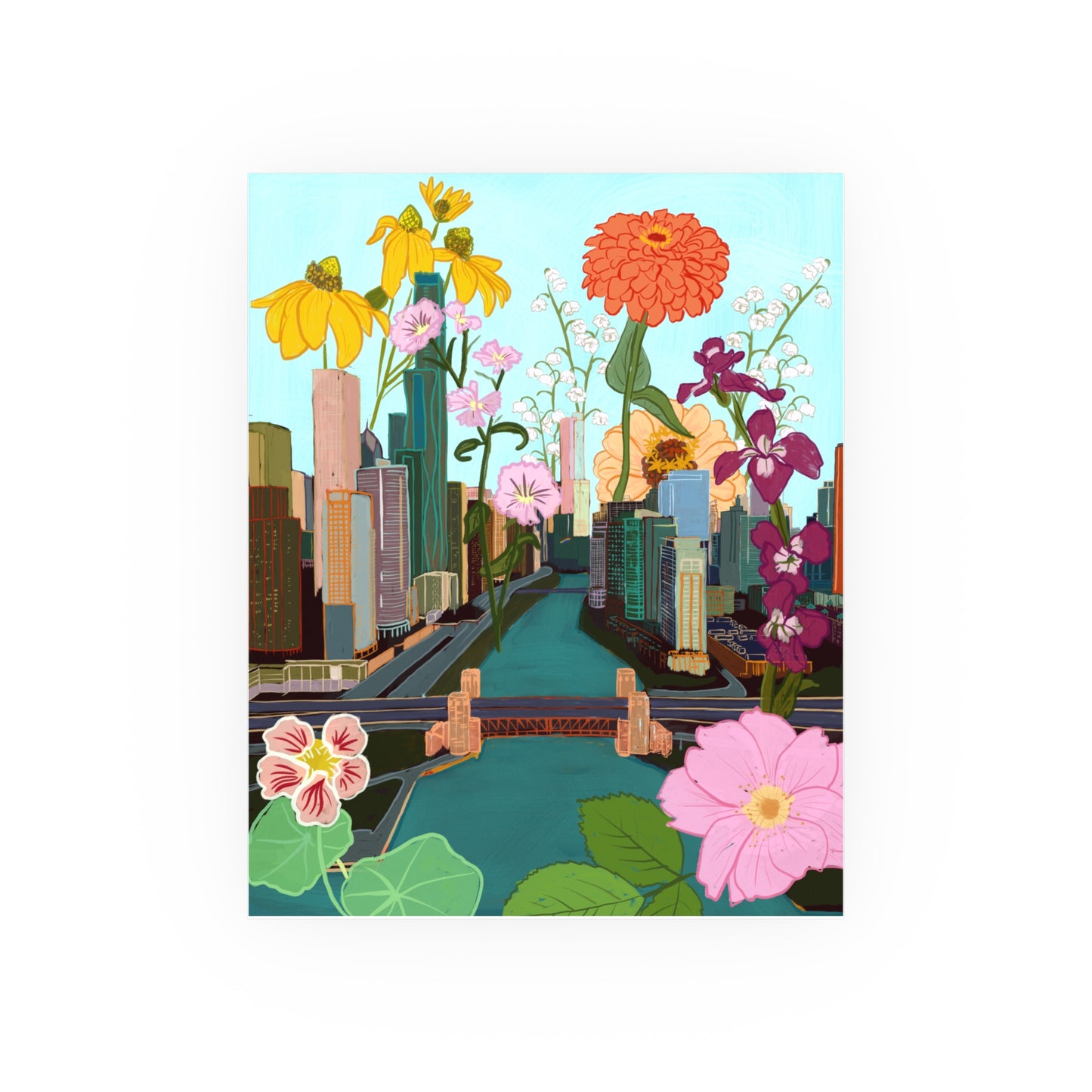 City in Bloom | Art Print