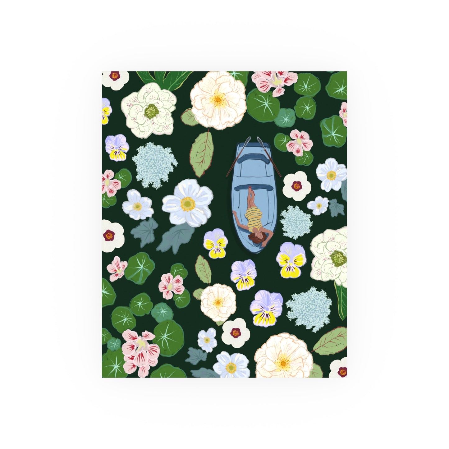 Floating Blooms | Art Print