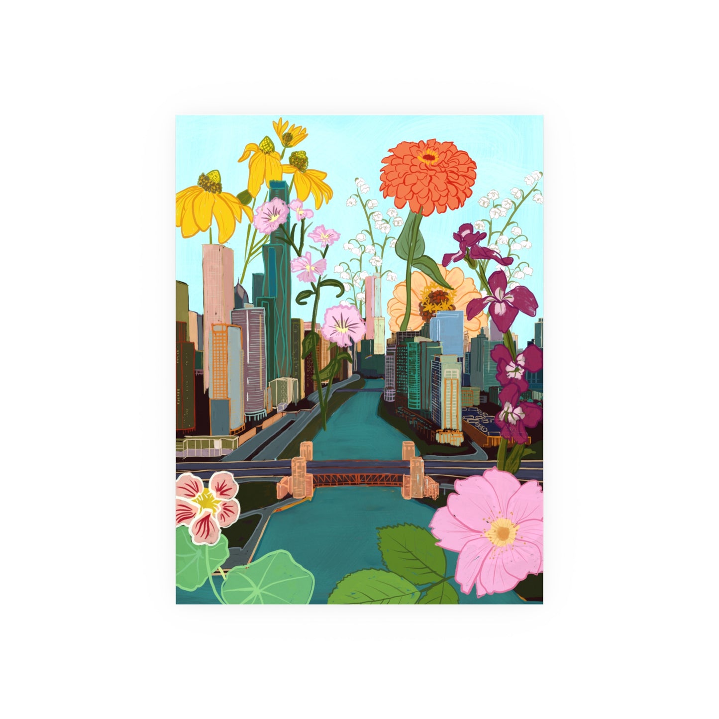 City in Bloom | Art Print