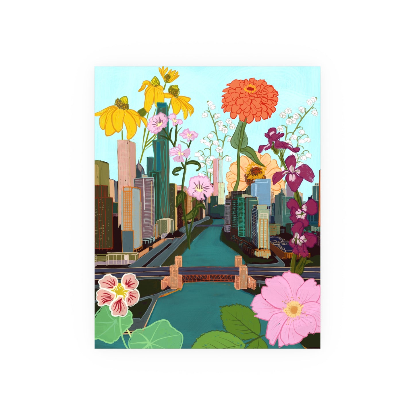 City in Bloom | Art Print
