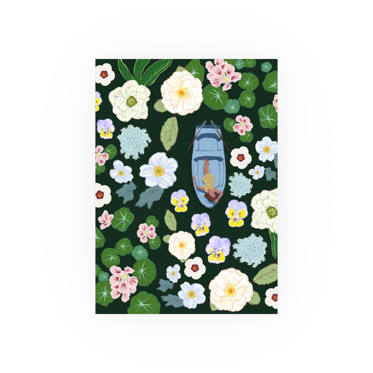 Floating Blooms | Art Print