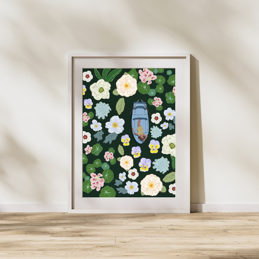 Floating Blooms | Art Print