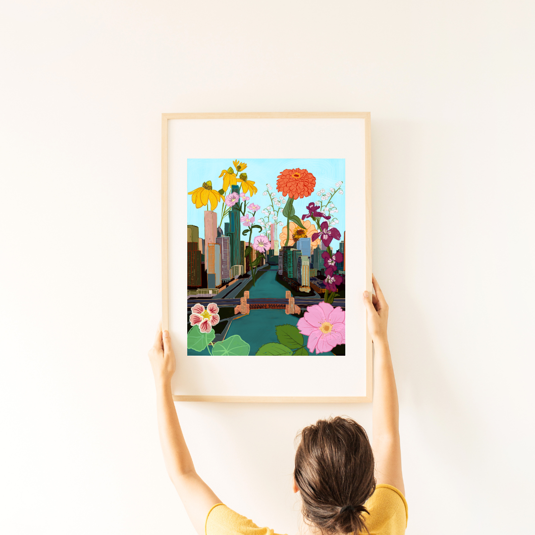 City in Bloom | Art Print